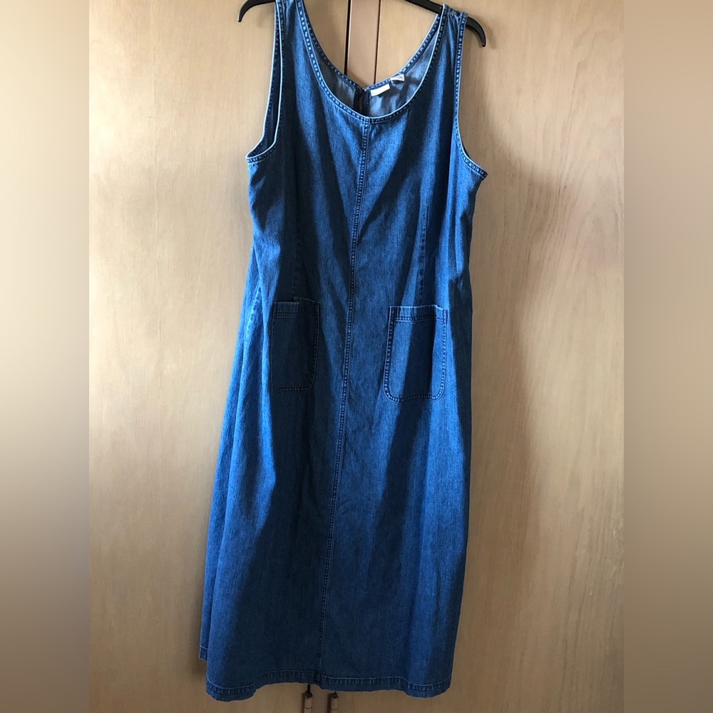 18W LL Bean Denim Jumper.